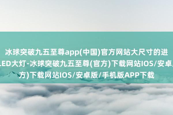 冰球突破九五至尊app(中国)官方网站大尺寸的进气格栅搭配机敏的LED大灯-冰球突破九五至尊(官方)下载网站IOS/安卓版/手机版APP下载