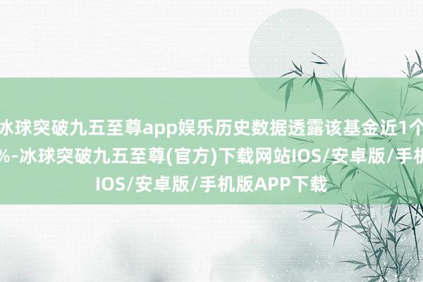 冰球突破九五至尊app娱乐历史数据透露该基金近1个月高涨1.71%-冰球突破九五至尊(官方)下载网站IOS/安卓版/手机版APP下载