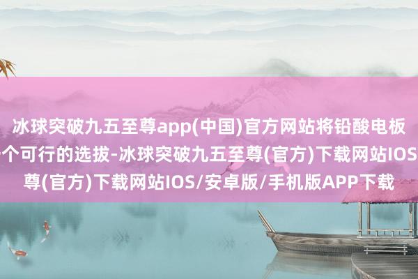 冰球突破九五至尊app(中国)官方网站将铅酸电板更换为钠电板相通是一个可行的选拔-冰球突破九五至尊(官方)下载网站IOS/安卓版/手机版APP下载