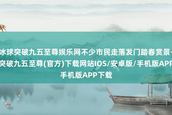 冰球突破九五至尊娱乐网不少市民走落发门踏春赏景-冰球突破九五至尊(官方)下载网站IOS/安卓版/手机版APP下载