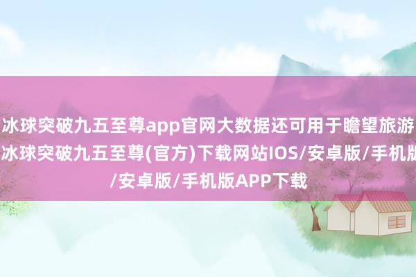 冰球突破九五至尊app官网大数据还可用于瞻望旅游市集趋势-冰球突破九五至尊(官方)下载网站IOS/安卓版/手机版APP下载